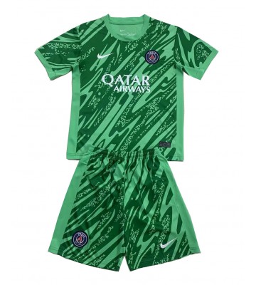 Paris Saint-Germain Goalkeeper Replica Home Stadium Kit for Kids 2024-25 Short Sleeve (+ pants)